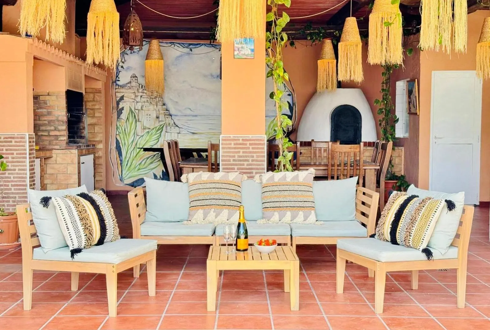 Villa In Playa Den Bossa & Ibiza Town 7Min, Bbq San José 0*,